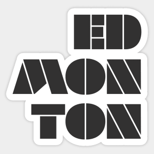 ED MON TON (black) Sticker